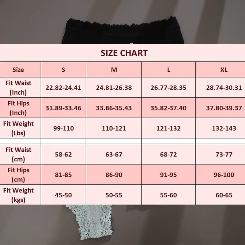 5Pcs/Set Women Cotton Panties Floral Lace Intimate Underwear Trendy Patchwork Lace Briefs Female Soft Underpants Lingerie S-XL